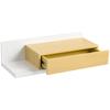 Entryway Furniture Set with Mirror and Drawer, Modern Wooden Furniture with 40x70cm Mirror, Wall Mounted