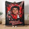 1Pc Michael Jackson Thriller Legacy Blanket Soft Throw Blanket For Home Bedroom Bed Sofa Travel Office Solid Christmas Blanket