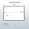 84-inch 16:9 white plastic