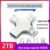 Compatible High-Speed 4-in-1 USB Interface for Apple & Android (64GB, 128GB, 256GB, 512GB, 1TB)