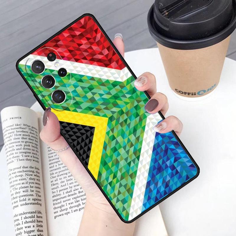 Чехол для телефона Флаг ЮАР Для Samsung Galaxy S24 S25 Ultra S21 S22 Ultra S10E Note 10 Plus Note 20 FE S23