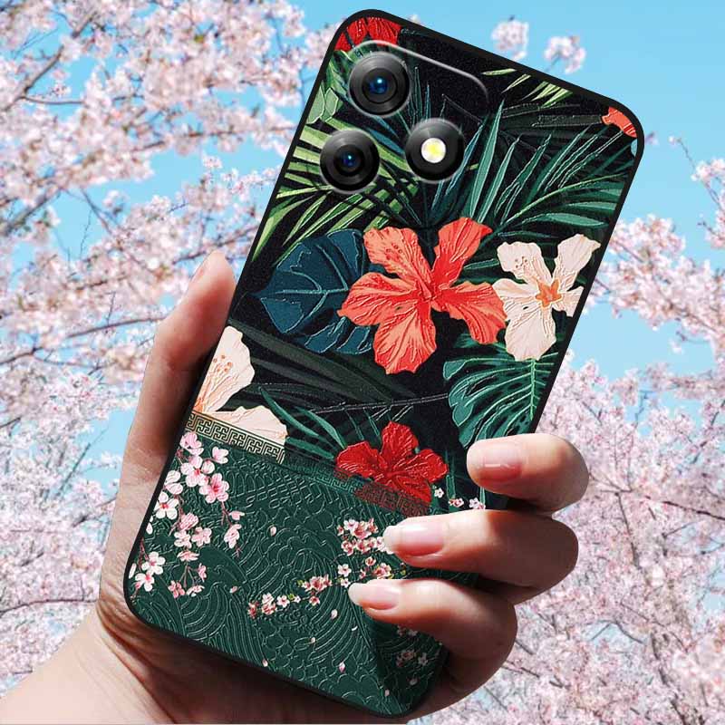 3D Рельефный Ретро Чехлы Для Ulefone Note 18 Ultra Мягкий Силиконовый Задний Чехол Чехлы Для Ulefone Note 18 Ultra 3D Рельефный Чехол