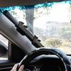 Выдвижная автомобильная солнцезащитная шторка на присосках, чехол на окно автомобиля для лета, блокирует УФ и тепло, складной автомобильный термощит для автомобилей, внедорожников