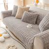 Instagram Style Household Winter Sofa Mat Velvet Insulation and Anti Slip Winter Sofa Seat Cushion A Complete Set of Plush Sofa Armrests