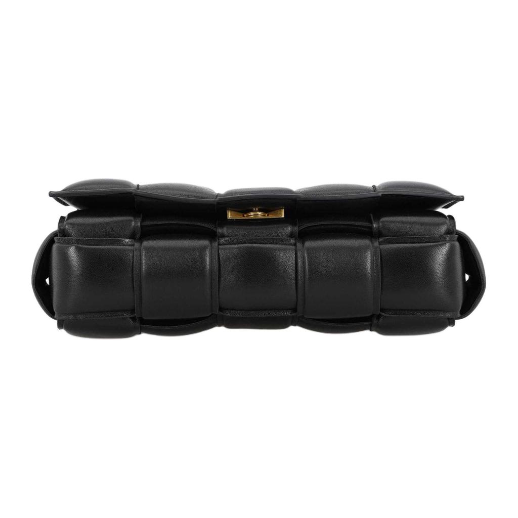 Bottega Veneta Padded Cassette Bag Black/Gold Women Shoulder_bags 591970-VCQR1-8425