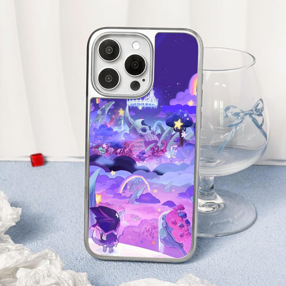 Super Hot The Owl Houses cartoon Phone Case for iPhone 16 15 14 13 12 11 Pro Max Sheepskin Silver-edged protective case