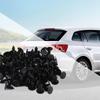 100 Pcs Plastic Automotive Rivets Push In Rivet Bumper Door Fender Retainer Clip For