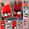 Милый Мультяшный Чехол-Крышка Pucca Garu для iPhone 11 12 13 Mini 14 15 Plus 16 Pro Max 17 Air 7 8 + SE Художественный Индивидуальный Fundas 11