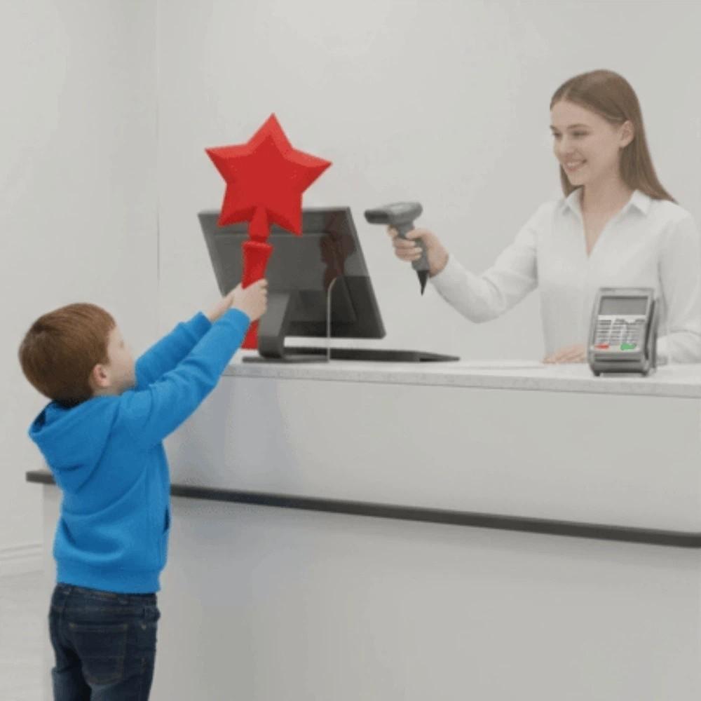 Portable 3D Printed Wand Tap To Pay Creative Star Magic Wand Holder Daily Use