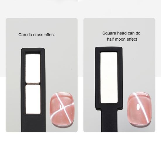 Cat Eyes Nail Magnet for DIY Manicure Cross Nail Magnetic Stick Multifunctional Long Strip Magnet Nail Art Tools Strong Nail Magnet Tool Set