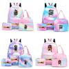 3Pcs/set Anime Dragon Ball Colorful Backpack with Lunch Bag for Women Student Teenagers Rucksack Casual School Bags Sets