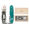 VICTORINOX Sengoku Sumie Climber Ujiyasu Hojo Battle of Kawagoe Castle Collection Multi-tool In Special Paulownia Box Genuine 1.3703.7-X18