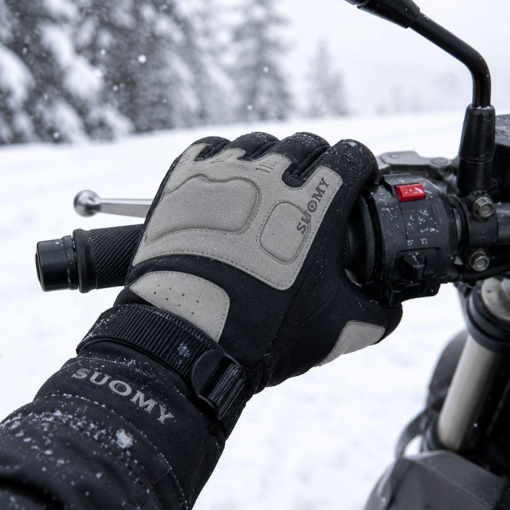 1Pair Touch Screen Motorcycle Gloves Waterproof Biker Gloves for Cycling,Hiking,Running,Driving