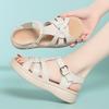 Fashion AIYUQI Women's Sandals Wedge 2025 New Platform Fish-mouth Roman Sandals For Women Summer Large-size Beach Female Shoes