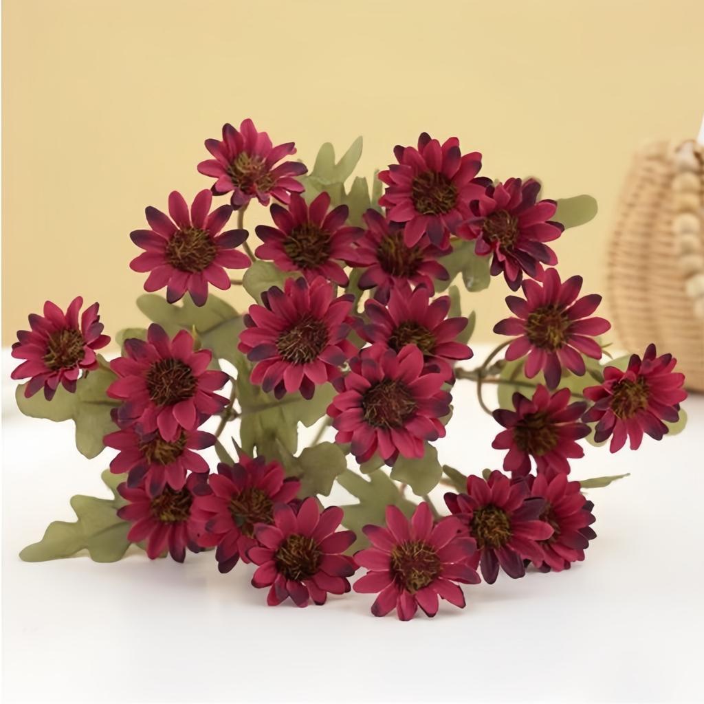 1/3 шт. Искусственные шелковые цветы герберы оптом Реалистичные поддельные цветы - для улицы, дома, в помещении, сада, крыльца - Декор