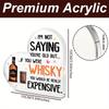 Whisky Humor Heart - Birthday Keepsake for Men with Photography Utility
