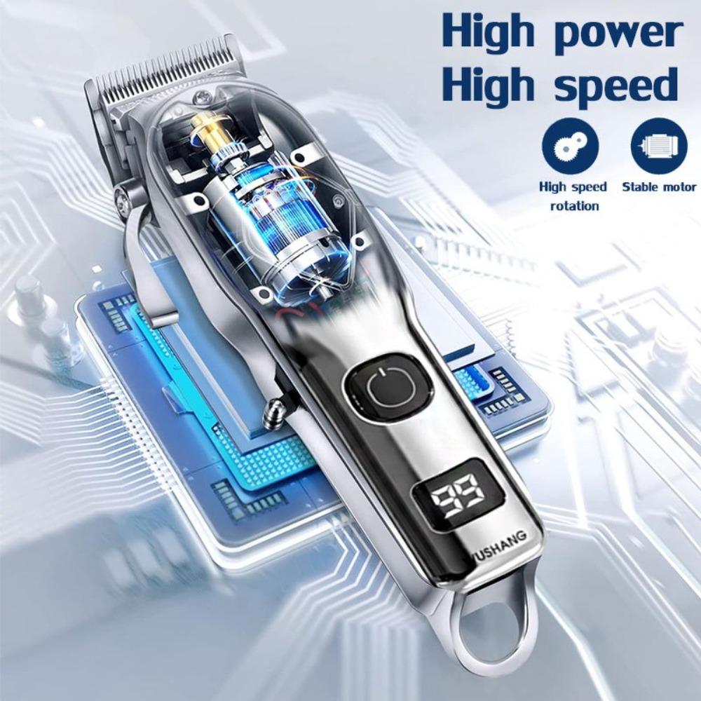 Тихий набор для стрижки волос младенцев - Безопасная машинка, Бесшумная для новорожденных, Скругленные лезвия, Перезаряжаемая, Безболезненная и без страха стрижка дома для детей