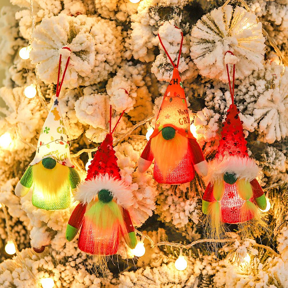 Рождественский комбинированный набор Кулон-кукла Кулон-кукла без лица Кулон-ангел Рождественские украшения