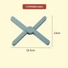 Silicone Heat Resistant Pad Foldable Non-Slip Pot Pan Mat Table Placemat Dish Plate Cross Holder Coaster Kitchen Table Trivet