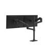 ERGOTRON LX Настольный кронштейн для двух мониторов на длинной стойке 2 экрана Матовый черный До 40 дюймов Совместимость со стандартами VESA Вертикальный/горизонтальный (3.2~10кг/1
