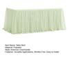 Tulle Table Skirt for Rectangular Tables 4/6/9ft Wrinkle Free Table Cloth with Tutu Skirt Reusable Tablecloth for Wedding Bridal Shower Birthday Party