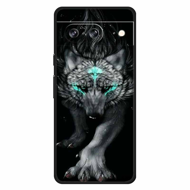 Для Google Pixel 8 / 8pro Чехол Мягкий Силикон Лев Сова Роскошные Задние Крышки Для Google Pixel 8 Pro Чехлы Pixel8 Мультяшные Корпуса