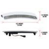 Smoked White LED Corner Fender Side Marker Elevation Welcome Lights For Lexus LC500 LC500h 2018  -2025 2026 Accessories