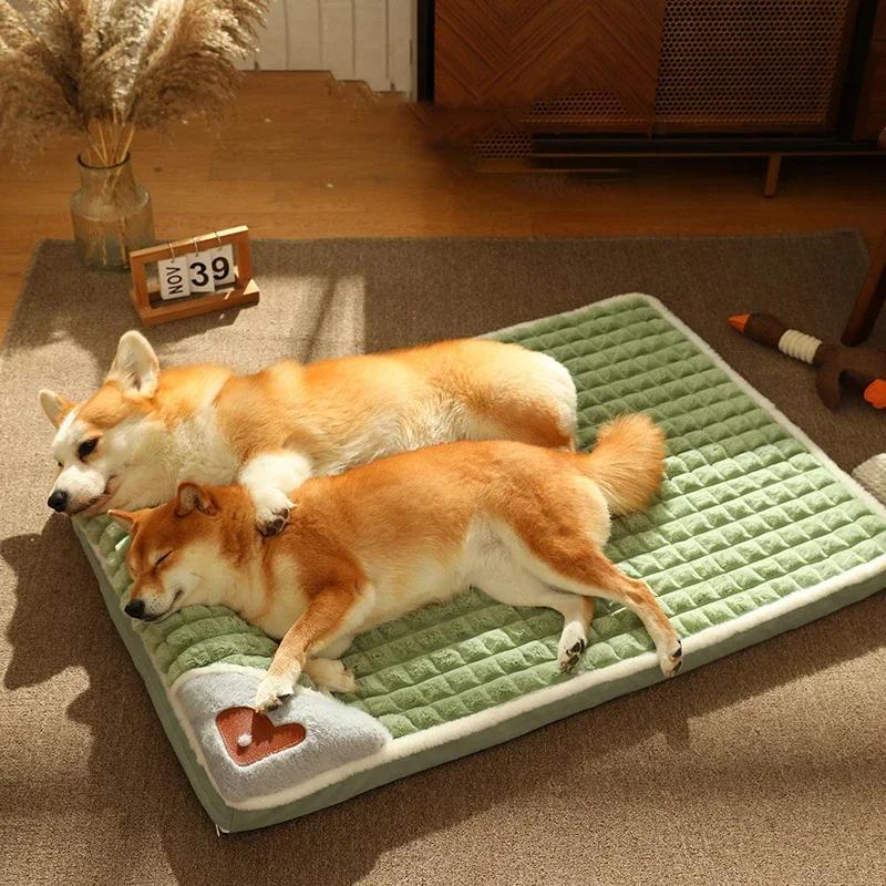 Pet Dog Bed Mat Protect Cervical Spine Detachable Dog House Indoor for Small Medium Large Dogs Bed Comfort Soft Pet Supplies