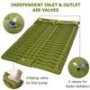Double Sleeping Pad for Camping Self-Inflating Mat Sleeping Mattress with Pillow for Hiking Outdoor 2 Persons Travel Bed Air Mat