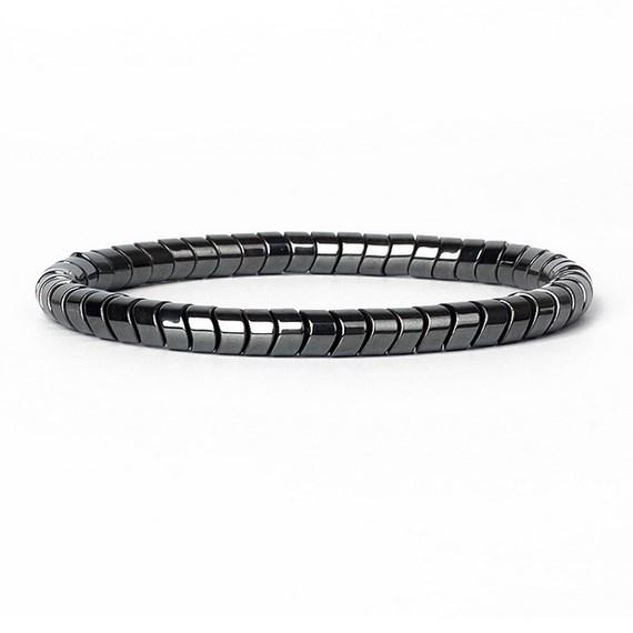 Браслет для йоги на лодыжку с черными бусинами в виде стрелы и сердца