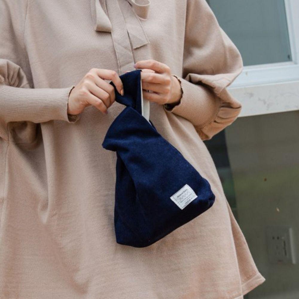 Ручная сумка, маленькие сумки для покупок, японская сумка на запястье с узлом для женщин и девочек