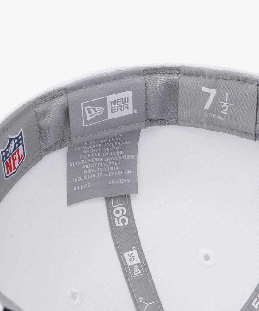 New Era Кепка NFL Las Vegas Raiders Базовая Приталенная All-Tic Белый/Черный 15131687