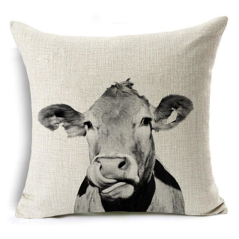 Милый французский бульдог Серия Животные Домашний текстиль Наволочка для подушки Домашняя Подушка для дивана