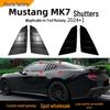 Наклейка-жалюзи на заднее стекло Ford Mustang MK7 2024+ - Аксессуар для внешней модификации