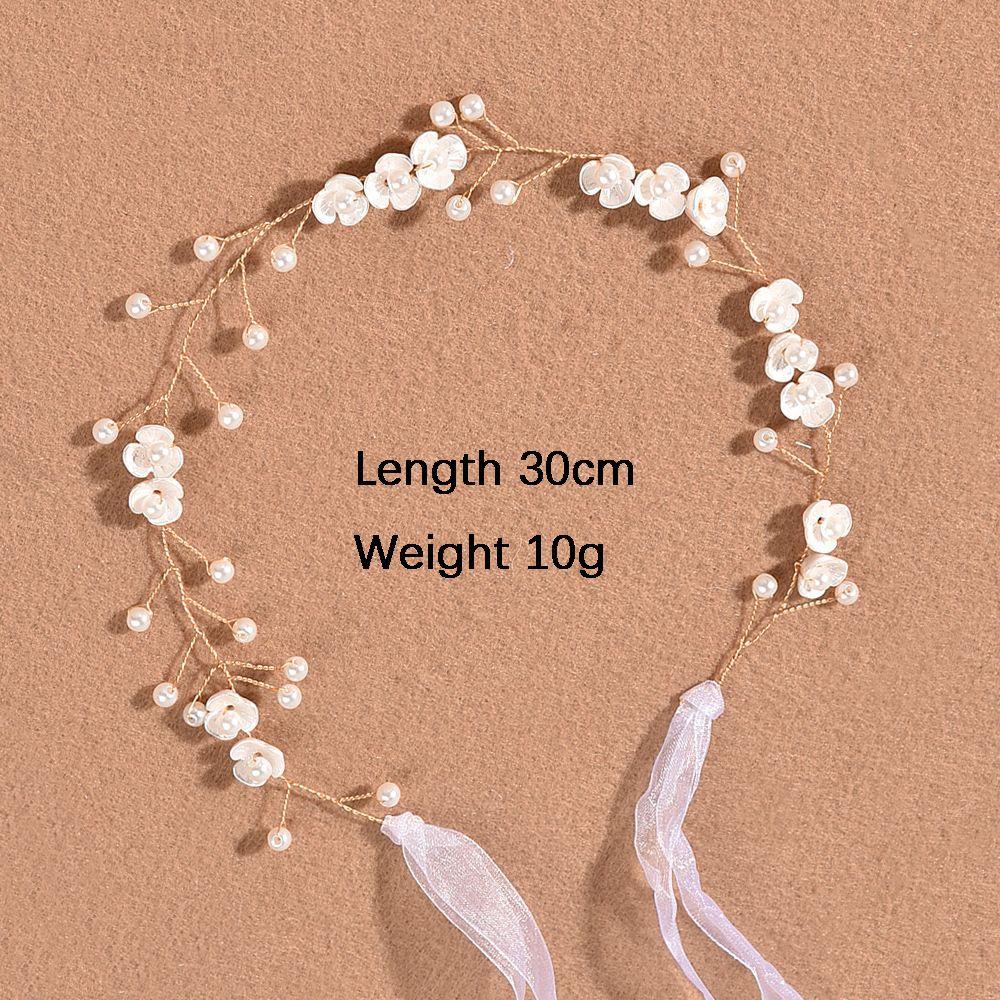 Головной убор для девочек, аксессуары для волос, головные уборы ручной работы, повязки на голову для невесты, жемчужная лоза для волос