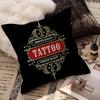 Tattoo Shop Personalized Pillow Dust Cover Bedroom Kids Party Decoration Pillowcase Birthday Children Gift