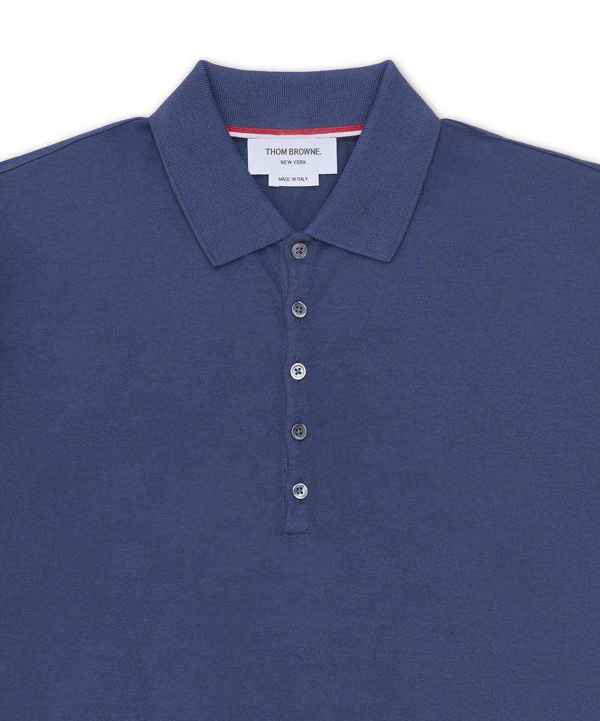 Tombeulaun Garment Overdye Jersey 4-Bar Short Sleeve Polo Shirt - Navy / Mjp236Aj0253415