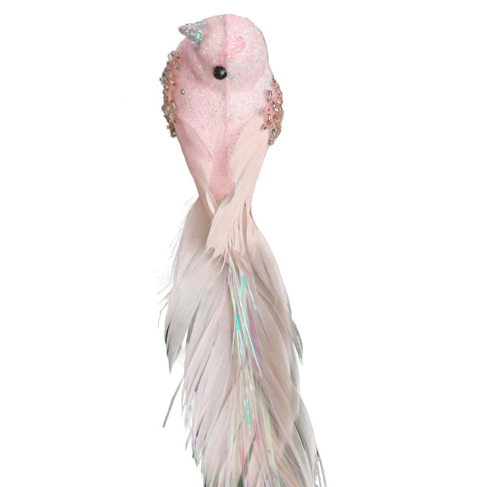 Искусственная имитация птицы из пенопласта с перьями и клипсой, подвеска на рождественскую елку, свадьба