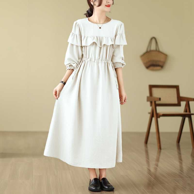 Новое Свободное и Стройнящее Свободное Платье-Бандо для Похудения