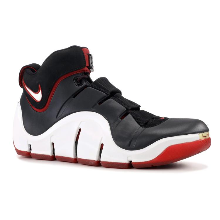 Nike LeBron 4 Черно-бело-красные 314647-011