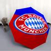 Printed FC Bayern München logo Printed Folding Umbrella,Outdoor,Leisure,And Travel Umbrella,Durable Umbrella Fabric,Birthday And Holiday Gift