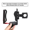 Motor Adjustable Handlebar Cup Holder Bottle Mount Bracket 25Mm Red For Scooter