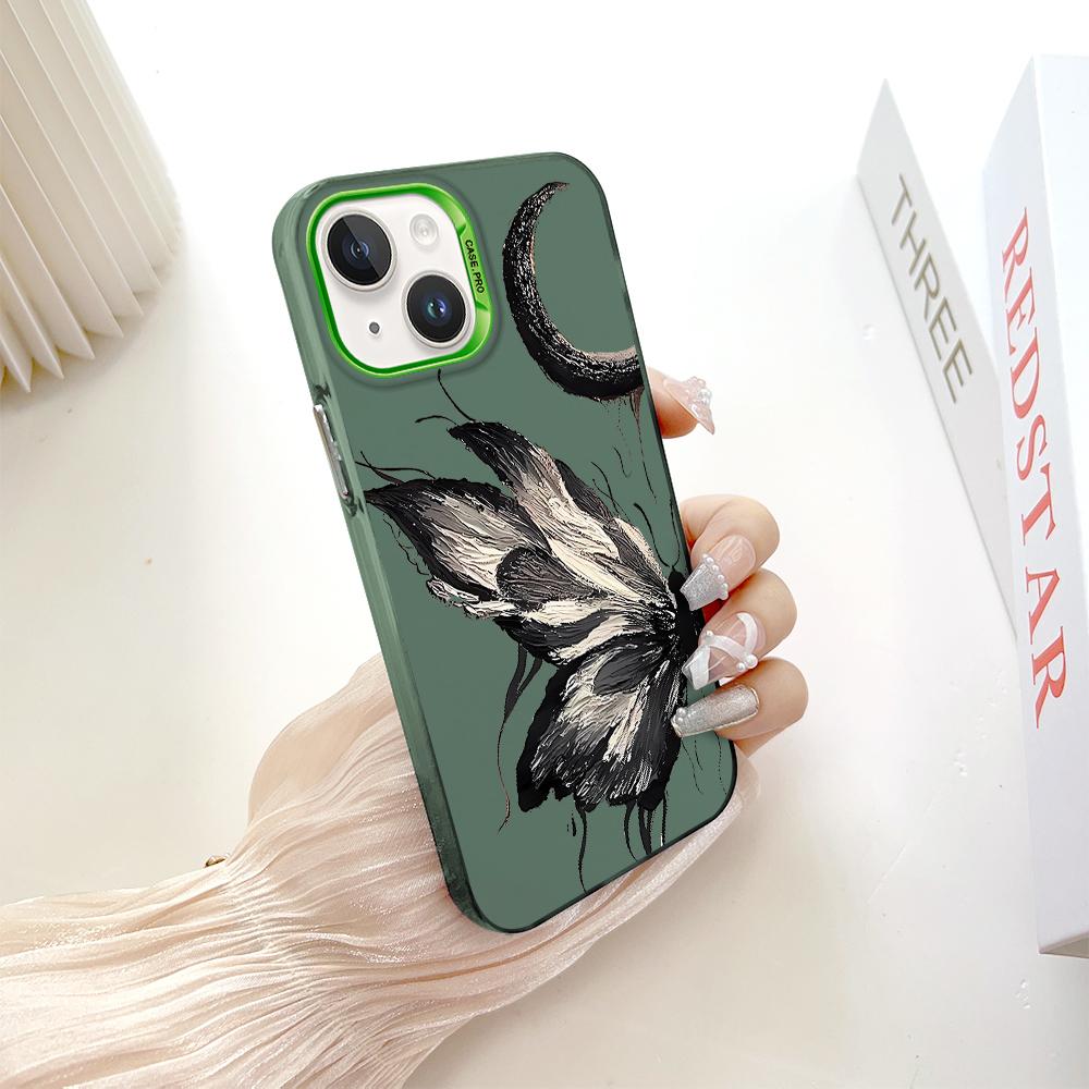 Модный красочный серебристый двусторонний чехол для телефона, мягкий край, жесткий чехол, полная защита, противоударный чехол для телефона для Samsung A16 A55 Xiaomi Redmi 14C Poco C75