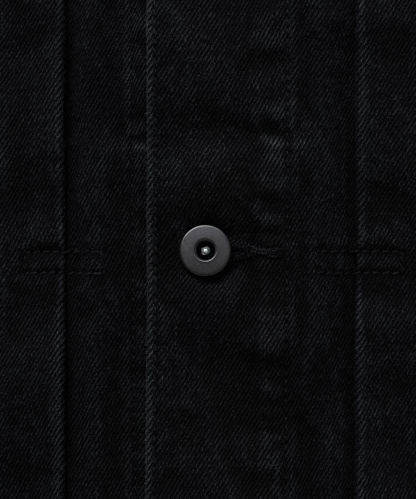 Musinsa Standard Relaxed Denim Trucker Jacket 2 [Washed Black]