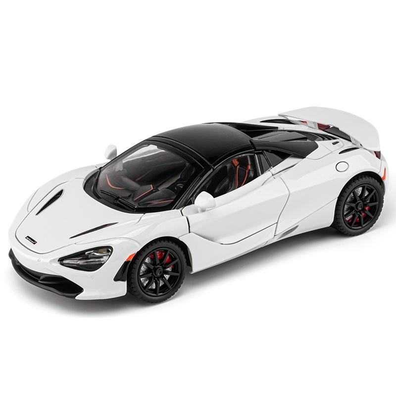 1/24 McLaren 720S литая игрушечная машинка миниатюрная модель кабриолета с инерционным механизмом звук и свет коллекция подарок для мальчиков