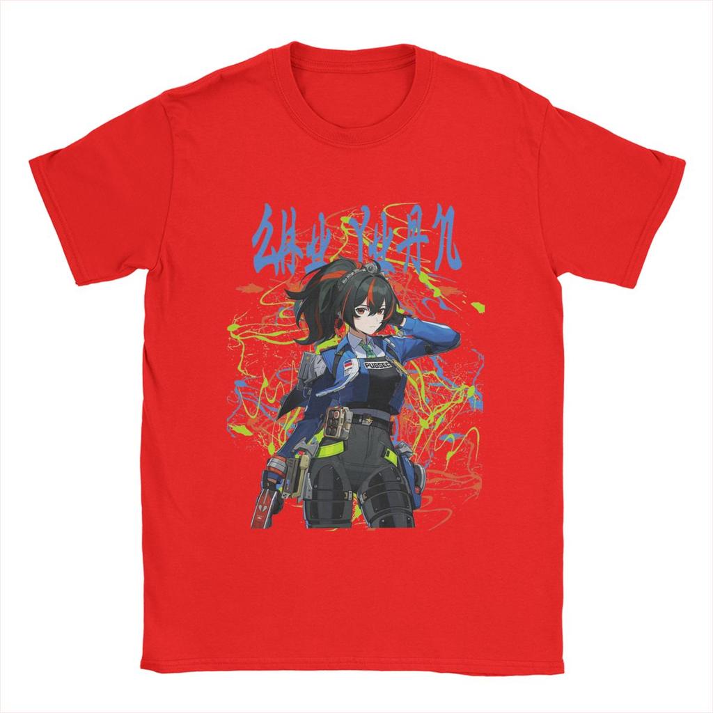 Рубашка Zenless Zone Zero Video Game Merch для мужчин и женщин, винтажная, 100% хлопок, всесезонная ткань