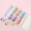 6 Rolls/box DIY Diary Kawaii Decorative Ribbons Sticker Adhesive Masking Tape Washi Tape Set