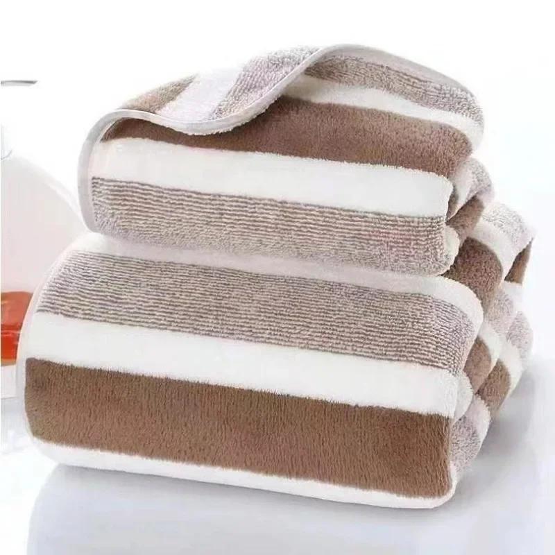 Thickened Absorbent Bath Towel Soft Face Towel for Home Bath Towel Cozy Towels for Daily Use Both Adult and Children