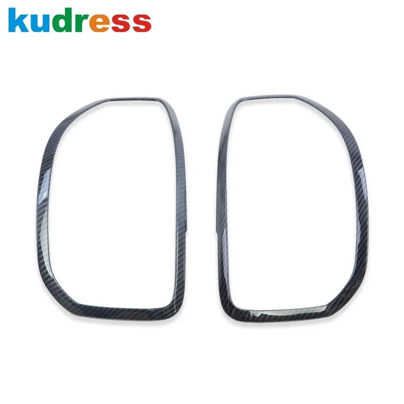 Rear Light Lamp Cover Trim For Hyundai Venue 2024 Carbon Car Tail Taillight Bezel Trims Accessories