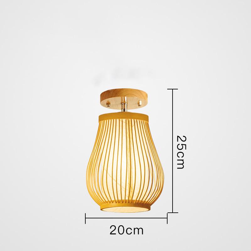 Bamboo Weave Ceiling Lamp: Chandelier for Homes, Tea Shops, or Private Rooms; Japanese Tatami Style.